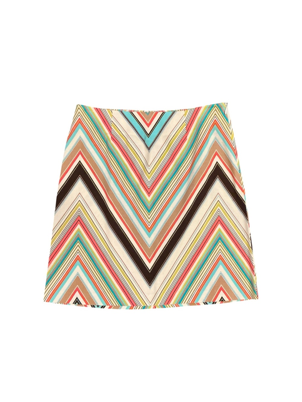 Trina Turk Chevron Midi Skirt